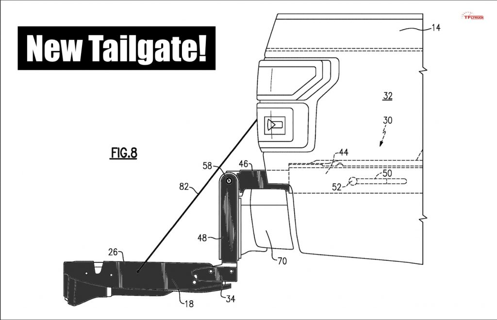 2021 ford f150 tailgate patent