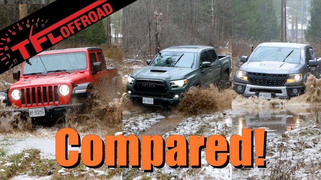 2020 jeep gladiator chevy colorado zr2 toyota tacoma trd pro
