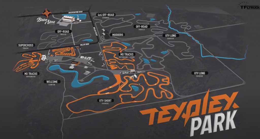 Texplex Park map