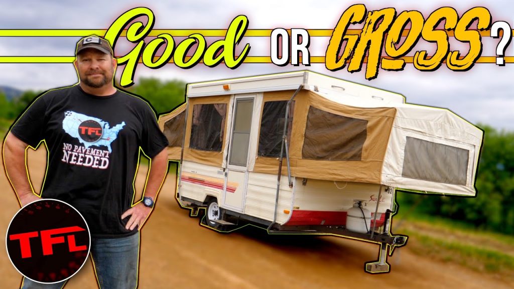 old camping trailer
