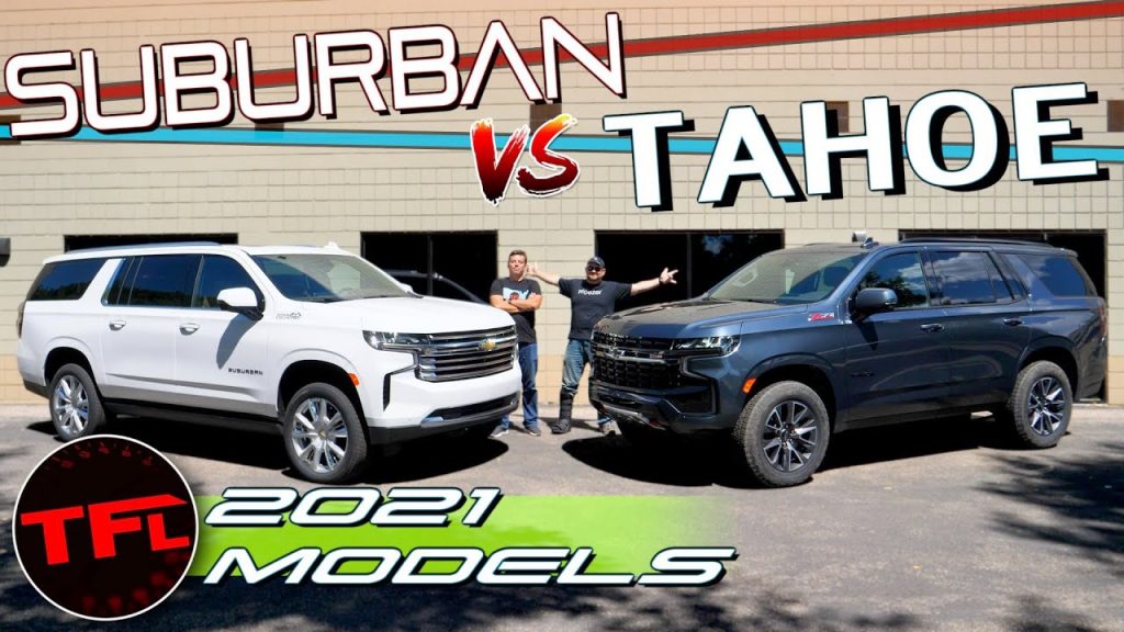 2021 chevy tahoe suburban 4x4 4wd z71 comparison review