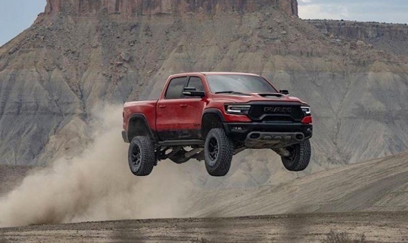 2021 ram trx jump