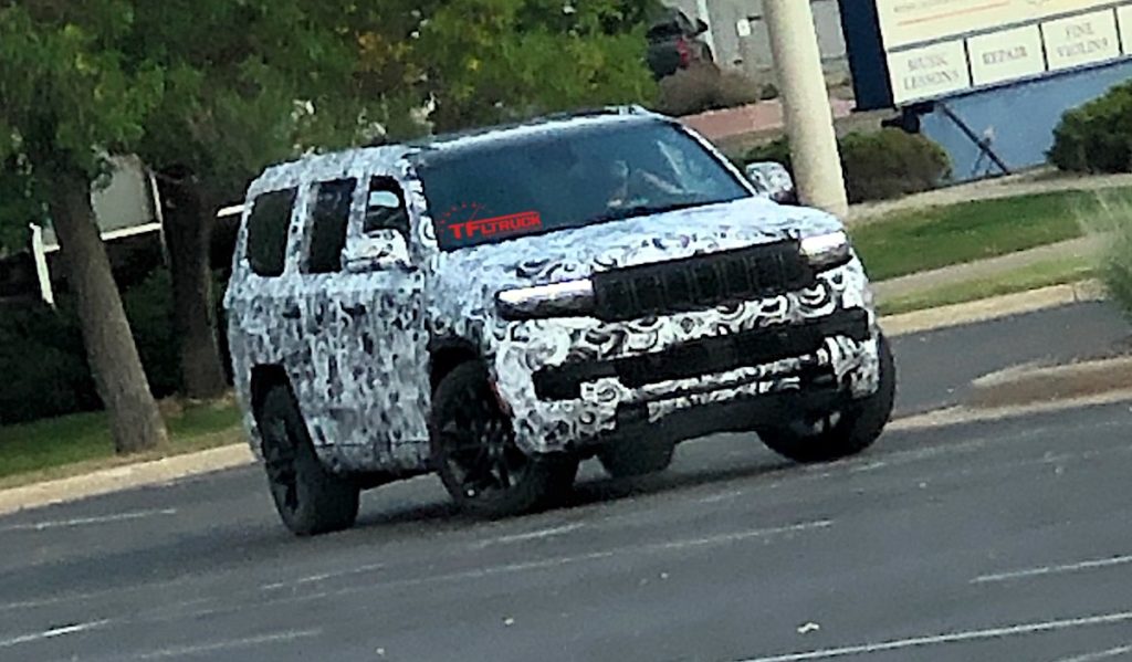 2022 jeep grand wagoneer 4x4 prototype tahoe chevy